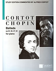 chopin ballads op 23 38 47 57 for piano cortot photo