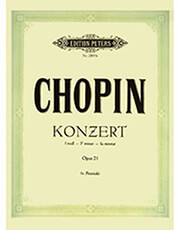 frederic chopin konzert f moll opus 21 ekdoseis peters photo