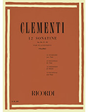 muzio clementi 12 sonatine op 36 37 38 per pianoforte ekdoseis ricordi photo