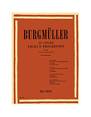 burgmuller 25 studi facili e progressivi op 100 per pianoforte photo