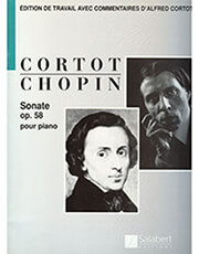 chopin sonate op 58 pour piano cortot photo