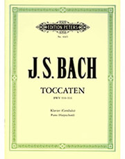 js bach toccaten fur klavier cembalo bwv 910 916 ekdoseis peters photo