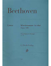 beethoven sonata ab maj op110 ekdoseis henle verlag urtext photo