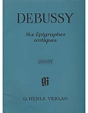 debussy six epigraphes antiques ekdoseis henle verlag urtext photo