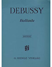 debussy ballade ekdoseis henle verlag urtext photo