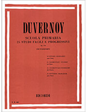 duvernoy scuola primaria 25 studi facili e progressivi op 176 per pianoforte photo