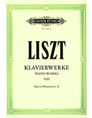 franz liszt klavierwerke band viii opern phantasien ii ekdoseis peters photo