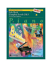 alfred s basic piano library top hits solo book complete level 23 photo