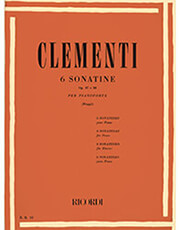 clementi 6 sonatine op 37 e op 38 per pianoforte photo