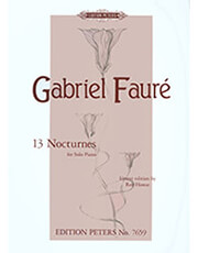 gabriel faure 13 nocturnes for solo piano ekdoseis peters photo