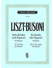 liszt busoni sechs etuden nach paganini fur klavier nr 5 e dur la chasse  photo