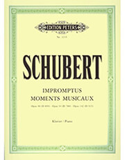 franz schubert impromptus moments musicaux ekdoseis peters photo