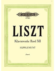 franz liszt klavierwerke band xii supplement ekdoseis peters photo