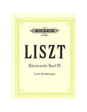 franz liszt klavierwerke band ix lieder bearbeitungen ekdoseis peters photo