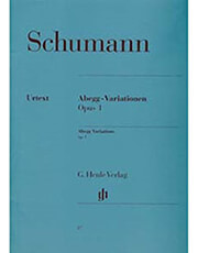 robert schumann abegg variations f major op 1 ekdoseis ienle verlag urtext photo