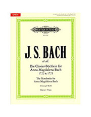 bach js anna magdalena 1725 ekdoseis peters photo