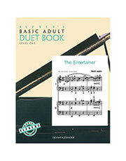 alfred s basic adult piano course duet book 1 photo