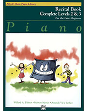 alfred s basic piano library complete recital book level 2 3 photo