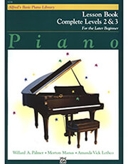 alfred s basic piano library complete lesson book level 2 3 photo