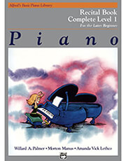 alfred s basic piano library complete recital book level 1 photo