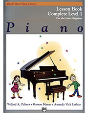 alfred s basic piano library complete lesson book level 1 photo