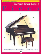 alfred s basic piano library technic book level 4 photo