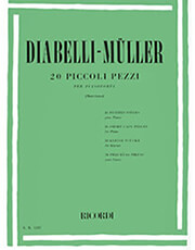 diabelli muller 20 piccoli pezzi per pianoforte ekdoseis ricordi photo