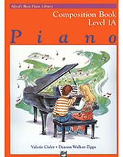 alfred s basic piano library composition book level 1a photo