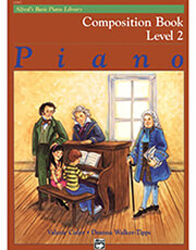 alfred s basic piano library composition book level 2 photo