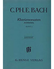 carl philipp emanuel bach piano sonatas selection vol i ekdoseis henle verlag urtext photo