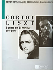 liszt sonate en si mineur pour piano cortot photo