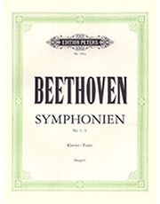 lvbeethoven symphonien nr 1 5 arranged for piano ekdoseis peters photo