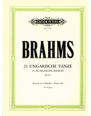 johannes brahms 21 ungarische tanze ekdoseis peters photo