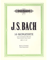 jsbach 16 konzerte nach verschiedenen meistern bwv 972 987 klavier cembalo photo