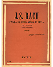 j s bach fantasia cromatica e fuga per pianoforte ekdoseis ricordi photo