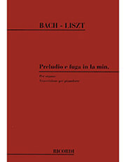 bach liszt preludio e fuga in la min per organo trascrizione per pianoforte photo