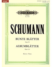 robert schumann bunte blatter opus 99 albumblatter opus 124 klavier urtext photo