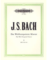 bach js das wohltemperierte no1 ekdoseis peters urtext photo