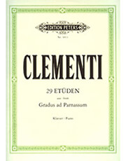 clementi 29 etuden aus gradus ad parnassum photo