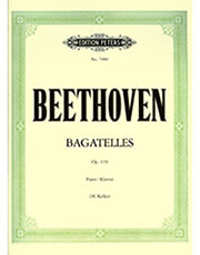 lvbeethoven bagatelles op 119 ekdoseis peters photo