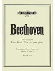 lvbeethoven klavierstucke ii piano pieces ekdoseis peters photo