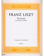 franz liszt tarantella aus venezia e napoli ekdoseis schott photo