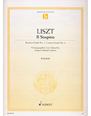 franz liszt il sospiro concert etude no 3 ekdoseis schott photo