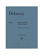 debussy  sonatefor flute viola and harp urtext photo