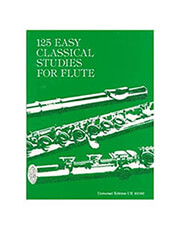 125 easy classical studies for flute photo