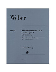 weber clarinet concerto n2 eb maj op74 photo