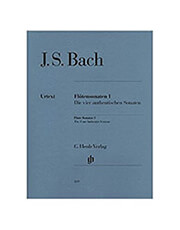 johann sebastian bach flute sonatas vol i the four authentic sonatas with violoncello part photo