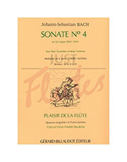 bach js sonata n4 in c major photo