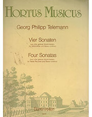 four sonatas for flute harpsichord photo