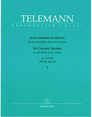 telemann 6 canonic sonatas op5 n1 photo